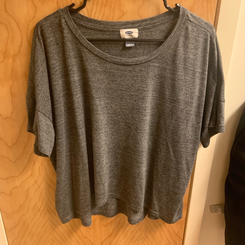 Grey Crop Top